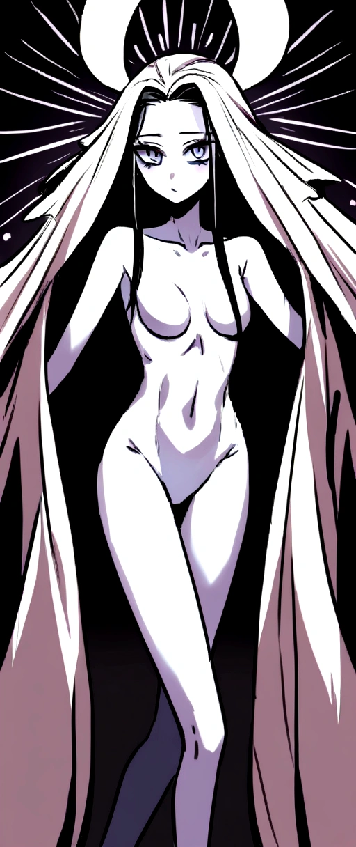 naked arafa woman posing for a photo, fair and pale skin!!, pale skin!, emma dumont