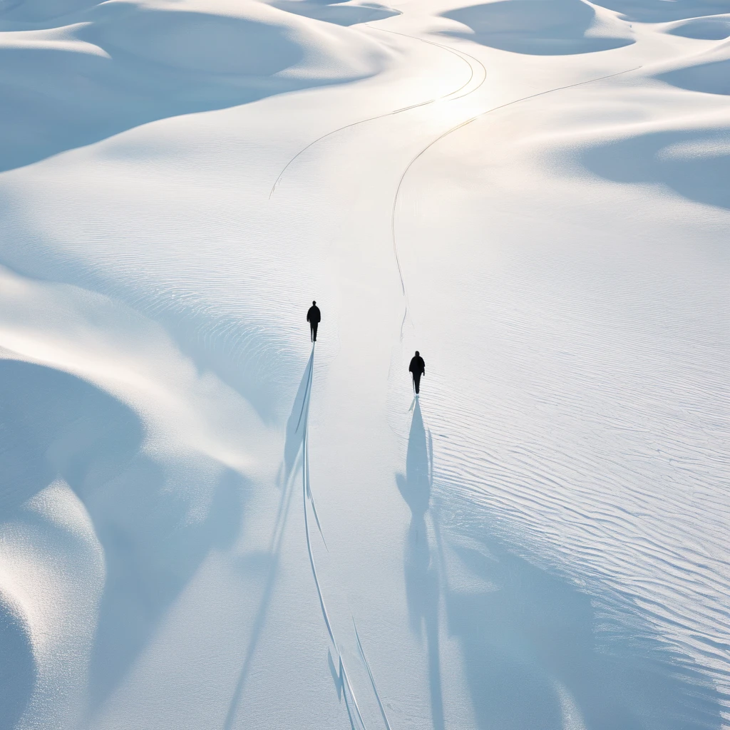 White Glow Minimalist Journey,shining,Aerial View,Uninhabited