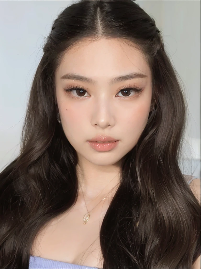 jennie pink black, Portrait of Jennie from Blackpink, Beautiful young Korean woman, leaked image, Kim Jennie the Blackpink