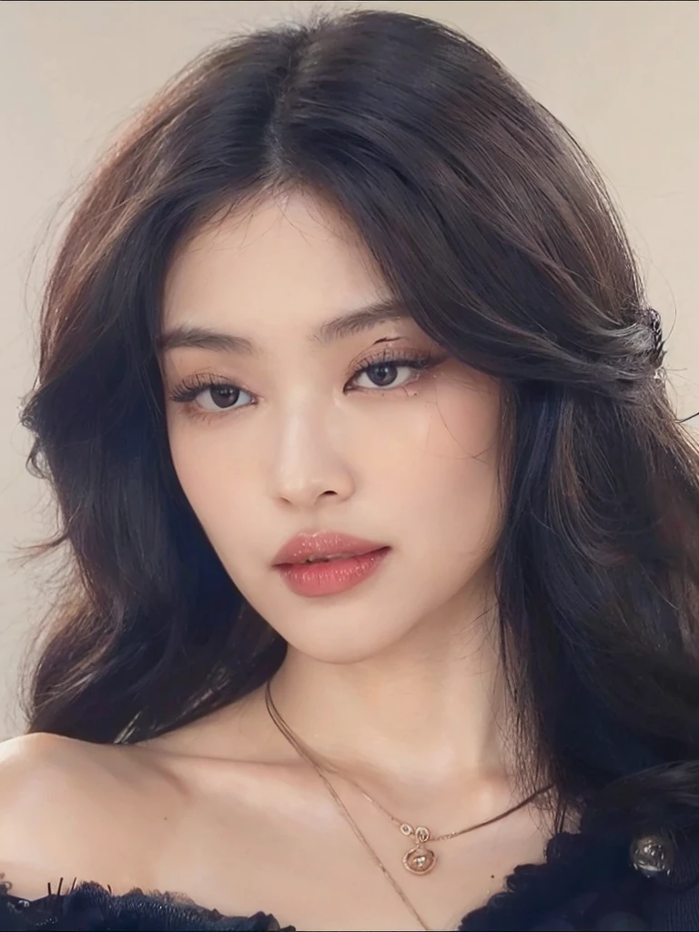jennie pink black, Portrait of Jennie from Blackpink, Beautiful young Korean woman, leaked image, Kim Jennie the Blackpink