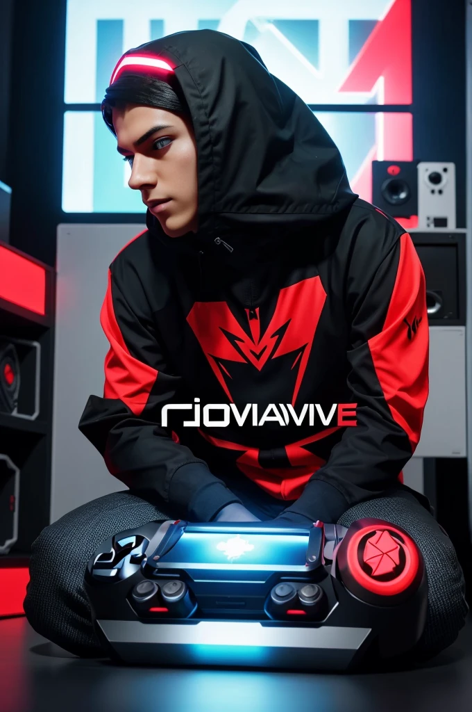 This is a gaming logo that features the name "Lord Neuv" in a futuristic font and a neon red color. and Boy Anime avtar, The logo also has a stylized controller icon and a YouTube play button in the background. The logo is designed to be attractive and eye-catching, and to appeal to gaming enthusiasts and YouTube viewers. I hope you like it.