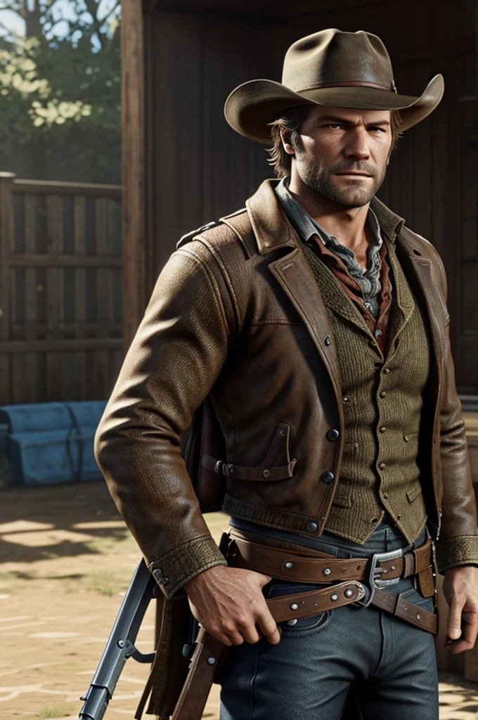 Draw arthur morgan in realistic mode