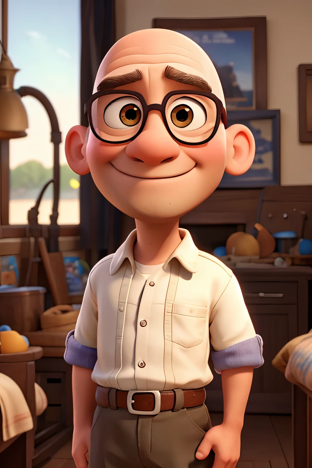 Disney Pixar bald man