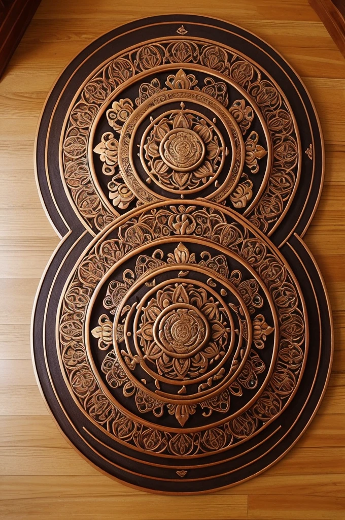 4 Tier Buddhist Style Mandala, the core of the mandala is a girl, In the first level it will represent hell with the fears that are the fear of spiders and death., The second level will be the personality of an extroverted and fun person., The third level will be the desires which will be to be able to live a quiet life and have many cats. 