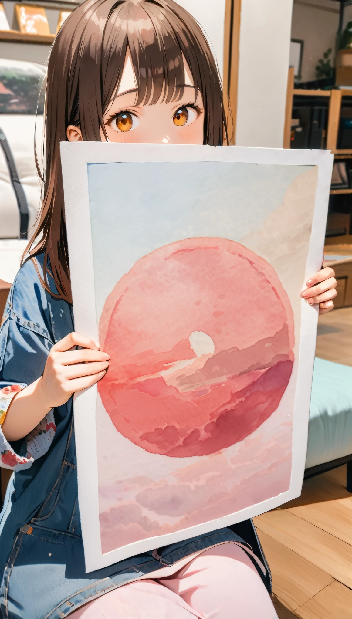 (8K, best quality, masterpiece),watercolor (medium), 1girl, {Practical, original photo, Ultra-fine transparent, image, (Influenced by Yoshitaka Amano's style:1.6)}, Practical Light, Delicate skin, (Beautiful slim woman, 25 years old, Court Knight:1.5), Thin legs, Fine particles, Long white hair, Detailed fingers, Thin, Ecstasy expression, Dynamic and sexy pose, (Huge breasts:1.4), (Long skirt, Long red cape, boots:1.2),(Arcadia, Flower Storm, Many flowers:1.8), Unobscured,Beautiful scenery, (Flowers, Wind and Moon:1.5).