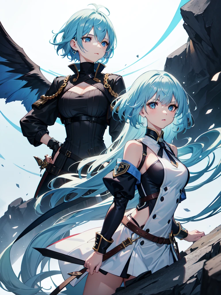 Monster angels that look sacred,His eyes are waiting for heterochromia,His whole body consists of a huge one-eyed eye,and a metal ring around one eye,The ring is crawling with the eyeball,The dragon has many wings on the white holy angel