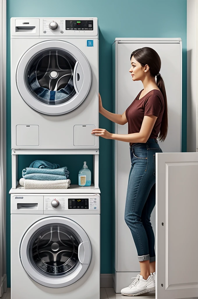 An ad for a washing machine