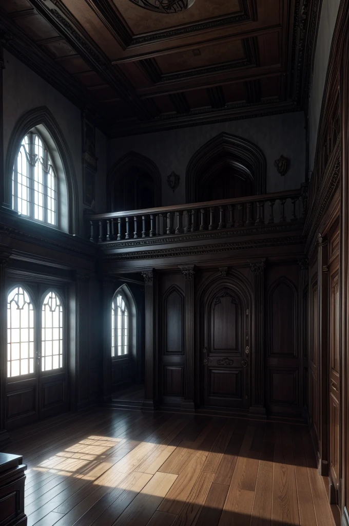 Realistic HD bdsm room of a mystical castle, modern fantasy world.
