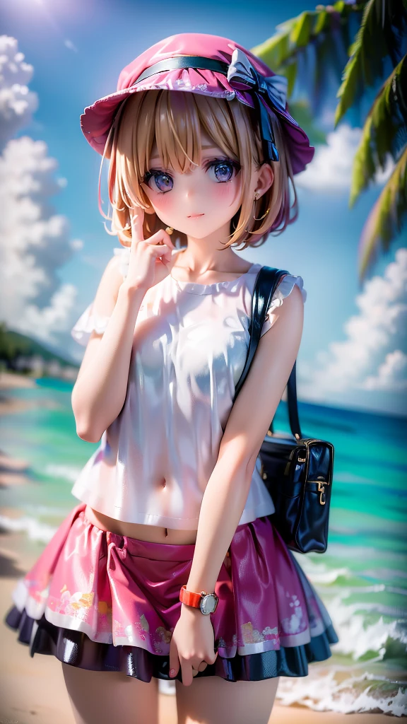 A very cute in summer outfit