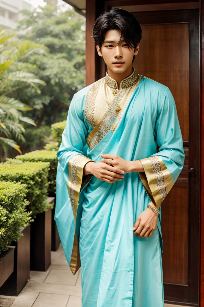 Park hyun sik in Indian dressing 