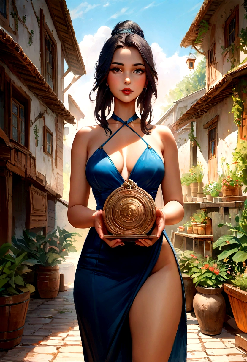 Luciagta62023, 1 girl, 8K, ultra HD, trends on artstation, award-winning art, best qualityer, work of art, photorrealistic, Imagem RAW, Thick Latina, illustration, comic