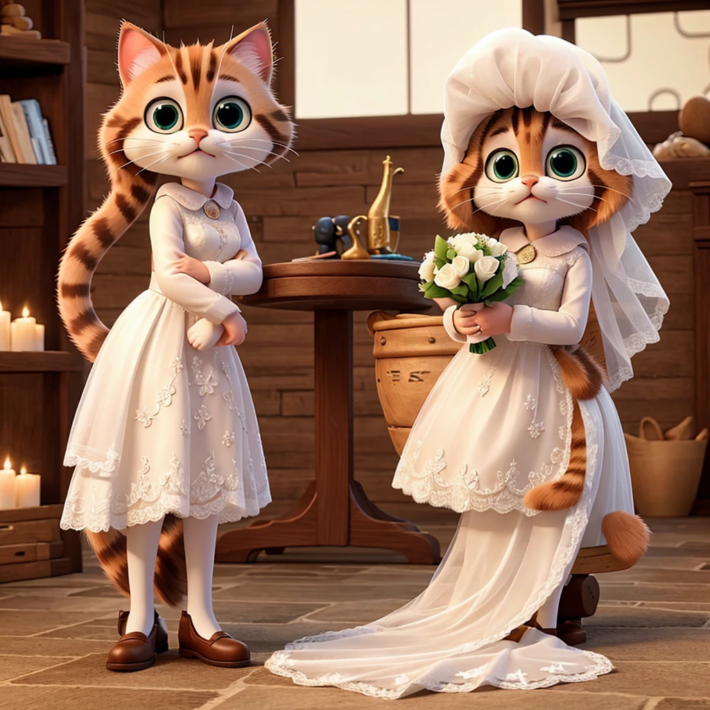 Cat getting married 