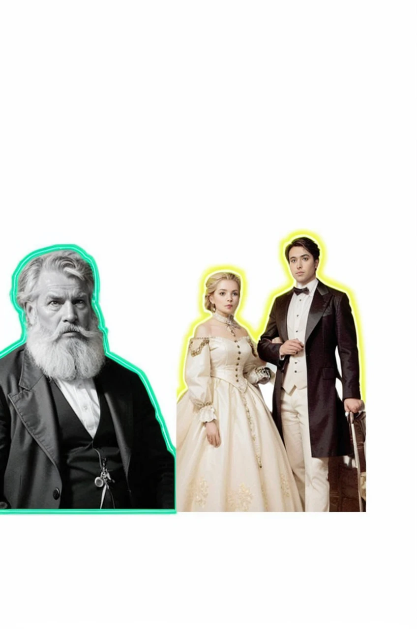 A man next to a woman with another man