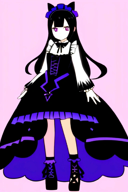 Arafe in a pink and black dress and hat, Takanobu Fujiwara(Takanobu Fujiwara)Digital rendering inspired by, pixiv, rococo, Victoria Gothic Lolita Fashion, Lolita Style, Rococo Queen (Rococo Queen) (Rococo Queen (Rococo Queen)), gothic maiden anime boy. rococo dress, anime boy in a maid costume, lolita fashion, Catboy's cosplay! Maid! one-piece