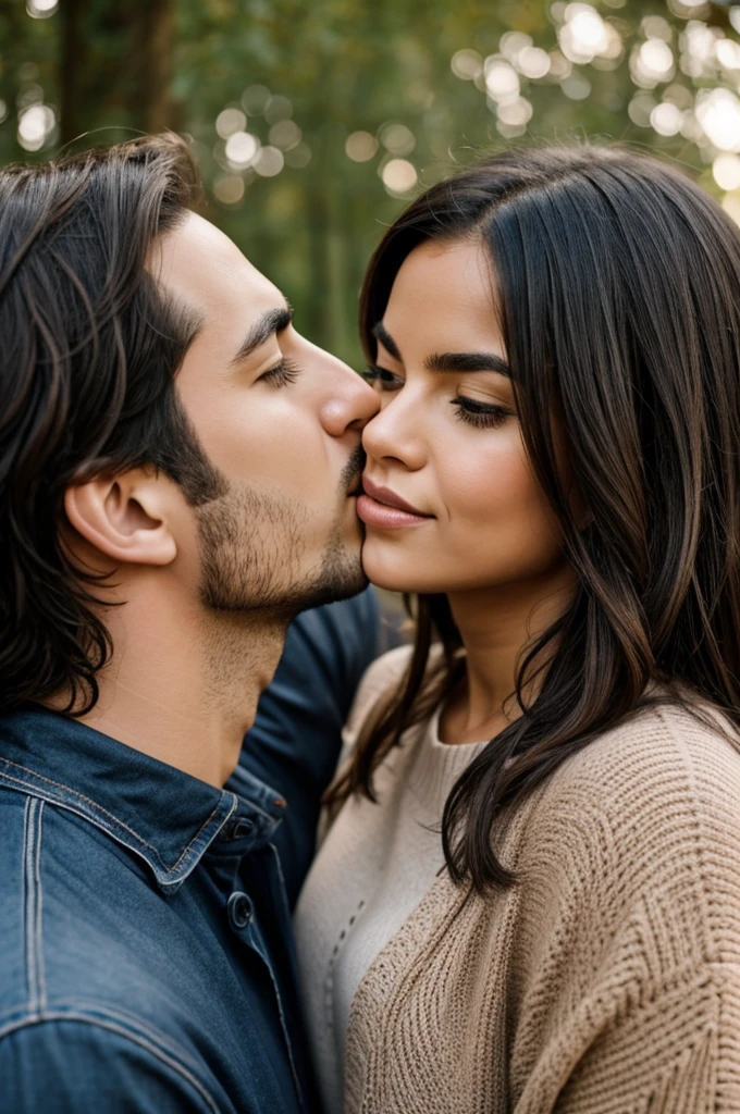 people kissing
