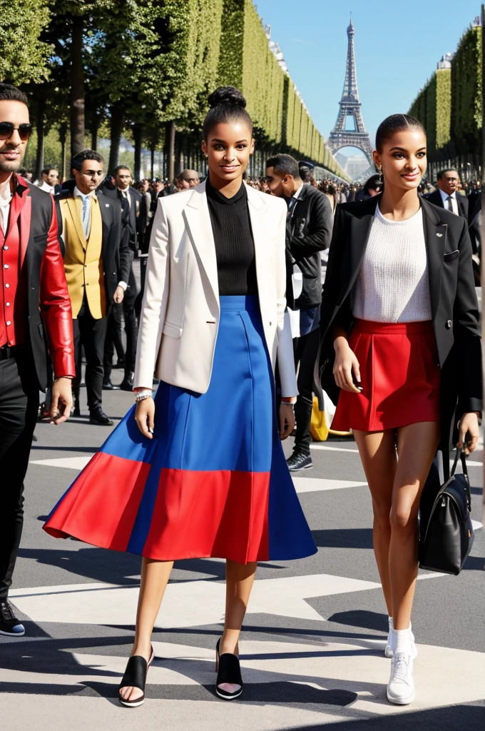 Mode, paris, fashion show, jeux olympiques, champs Elysées 