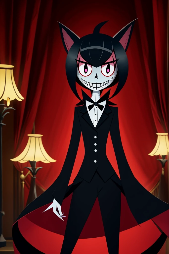 Genera una imagen de Charlie de la serie de hazbin hotel