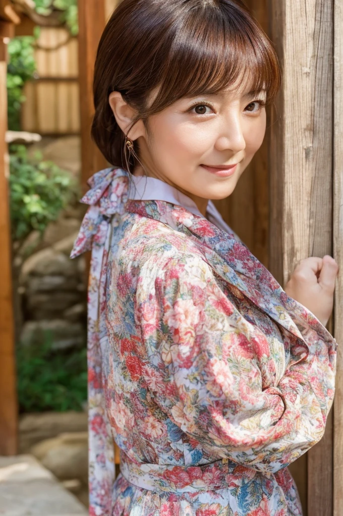 ((Highest quality)), ((masterpiece)), (detailed), Japanese,Mature Woman
