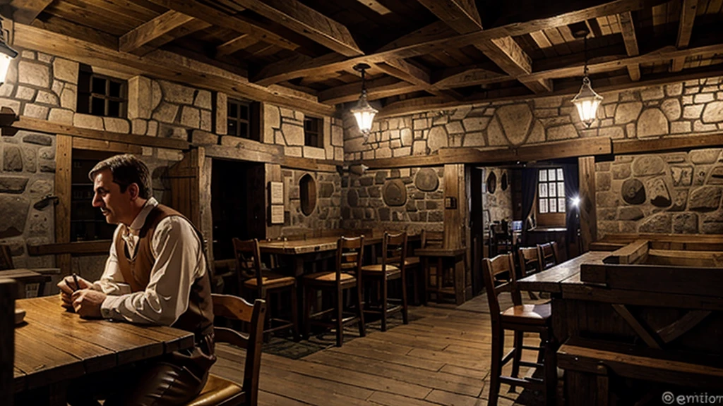 houses and taverns of the middle ages