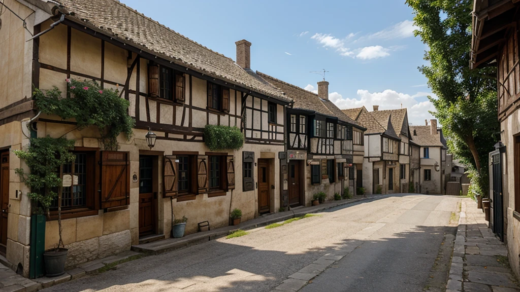 houses and taverns of the middle ages