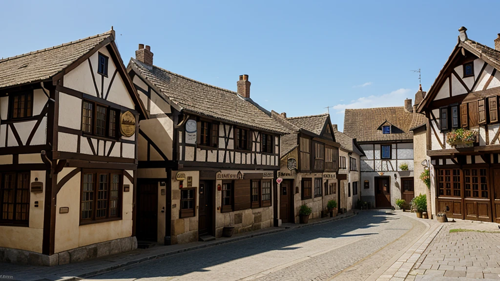 houses and taverns of the middle ages