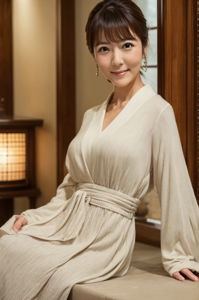 ((Highest quality)), ((masterpiece)), (detailed), Japanese,Mature Woman