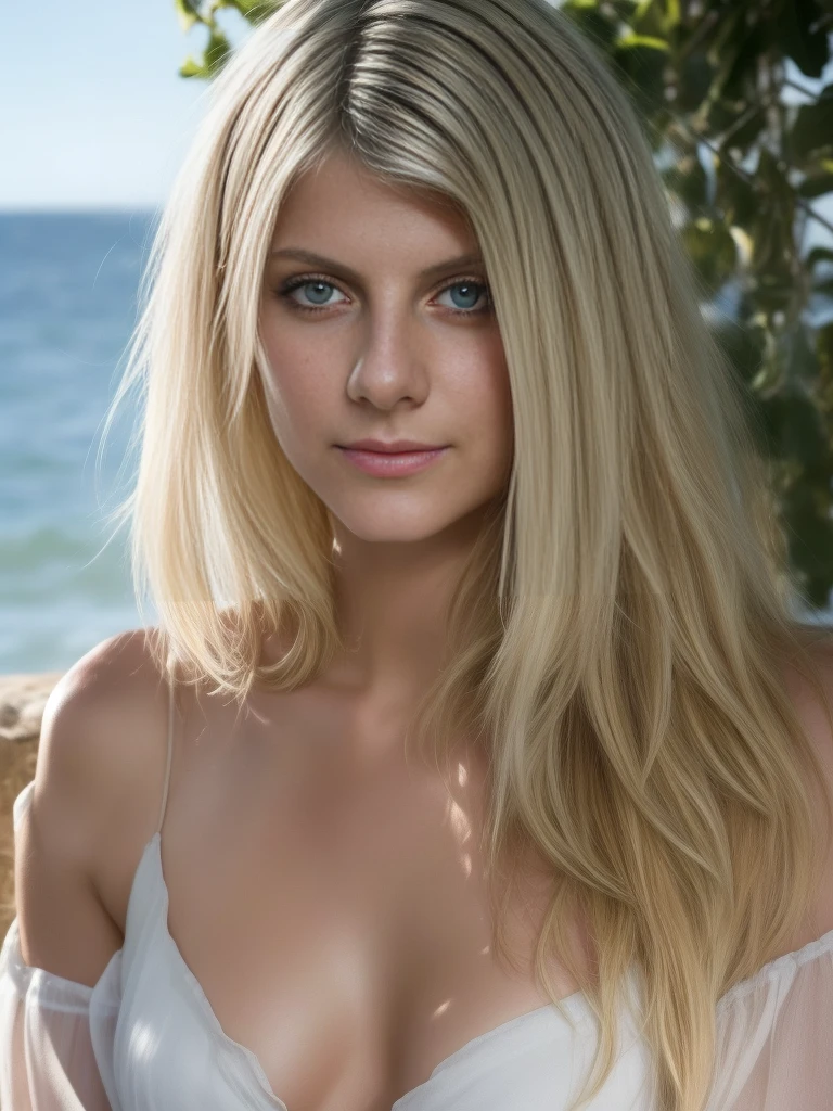 (1girl:1.1), totally naked, French 15 years old actress Mélanie Laurent standing in broad daylight in the middle of a beautiful Britanny town, extremely beautiful magnetic libidinous eyes, eye-contact with viewer playfully begging him to penetrate her aroused squirting wet vagina, spread legs, strong sparks of immense joy gratitude and lust in her eyes, slender body, medium long venitien blonde hair, blue eyes, ("Je vais bien ne t'en fais pas" French movie by Philippe Lioret in 2006:1.3), cowboy shot, ultra high res.photorealistic:1.4, UHD, atlantic coast lighting, (beautiful city of Saint-Aubin-sur-Mer in the background:1.2)