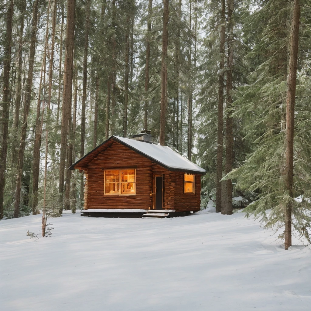 a wooden cabin with a fire pit in the middle of a forest, a brick cabin in the woods, cottage in the woods, cabin in the woods, log cabin, by Jason Benjamin, cottagecore, wood cabin in distance, cottage in the forest, cozy place, idyllic cottage, by Drew Tucker, by Morgan Russell, in a cabin