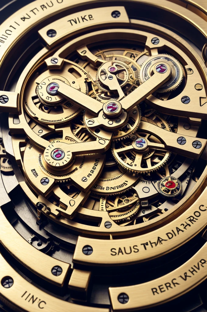 Create a 3D Live clock work watch time mechanism gears and cogs wallpaper