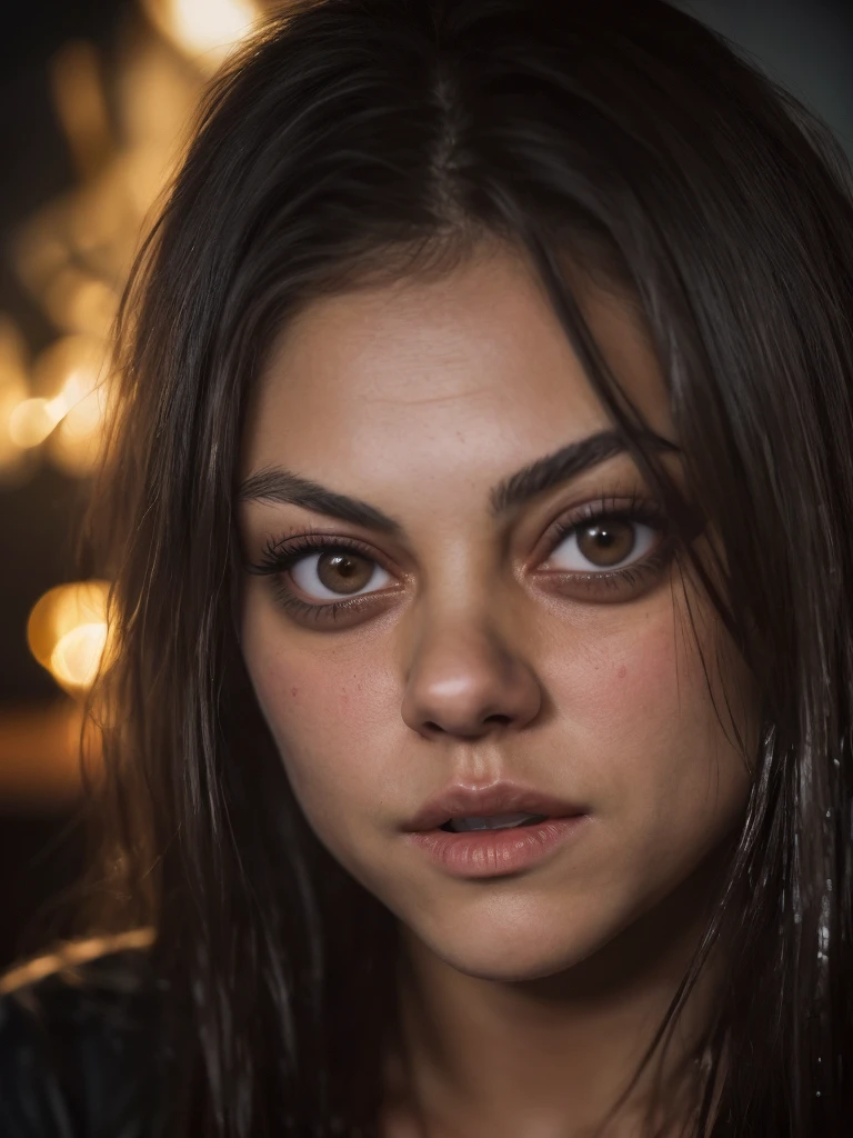 (whole body award-winning photograph of a 18 year old Mila Kunis), immensely intense loud cheering from strongest deepest orgasm excitement, extremely beautiful magnetic libidinous eyes, eye-contact with viewer playfully begging him to penetrate her aroused squirting wet vagina, spread legs, strong sparks of immense joy gratitude and lust in her eyes, (highly detailed face:1.4) (background inside dark, moody, private study:1.3) POV, by lee jeffries, nikon d850, film stock photograph ,4 kodak portra 400 ,camera f1.6 lens ,rich colors ,hyper realistic ,lifelike texture, dramatic lighting , cinestill 800,