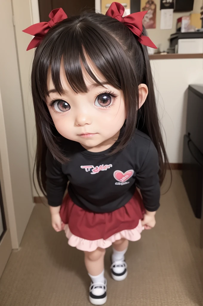 Chibi, cute anime girl