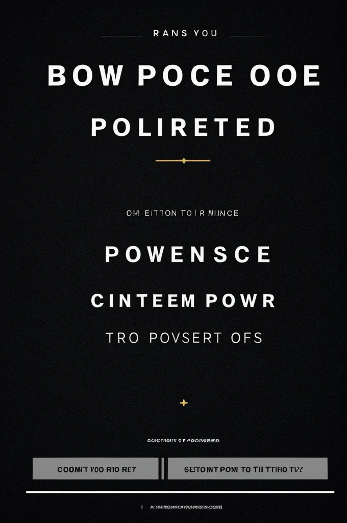 I want an image with a black background that says the price of power with money scattered