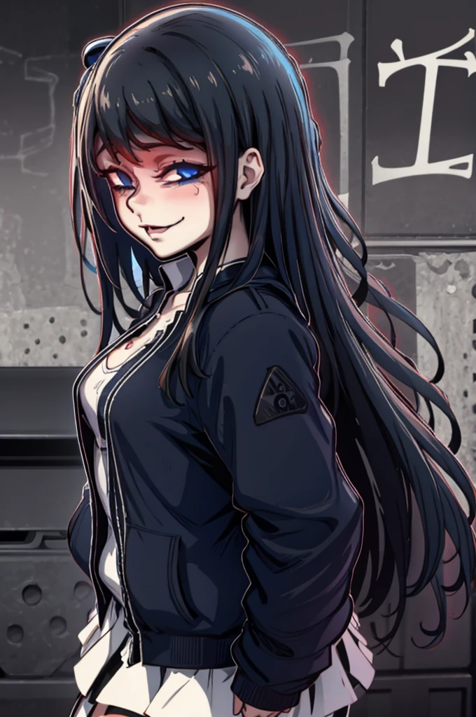 edgGesugao, Curvy blue eyed girl with long wavy black hair and small , extreme:3.0, lewd:3.