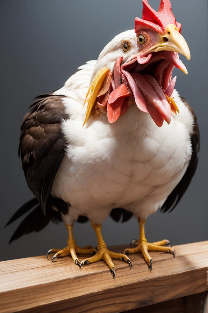 Chicken with teeth