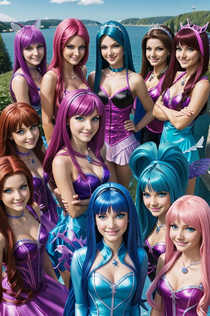 Techna von winx club realistic as  human