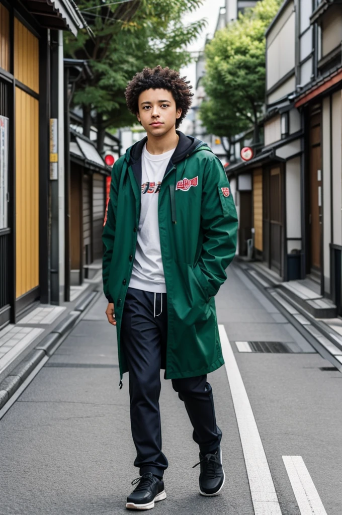 Izuku Mirodiya walked on the streets of Japan