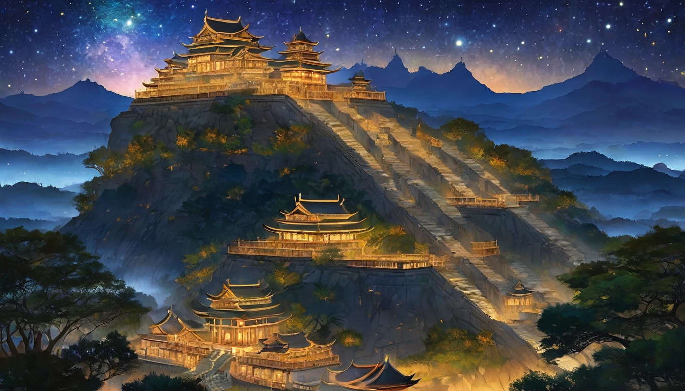 Switch to images of ancient manuscripts, Temples, and starry skies.