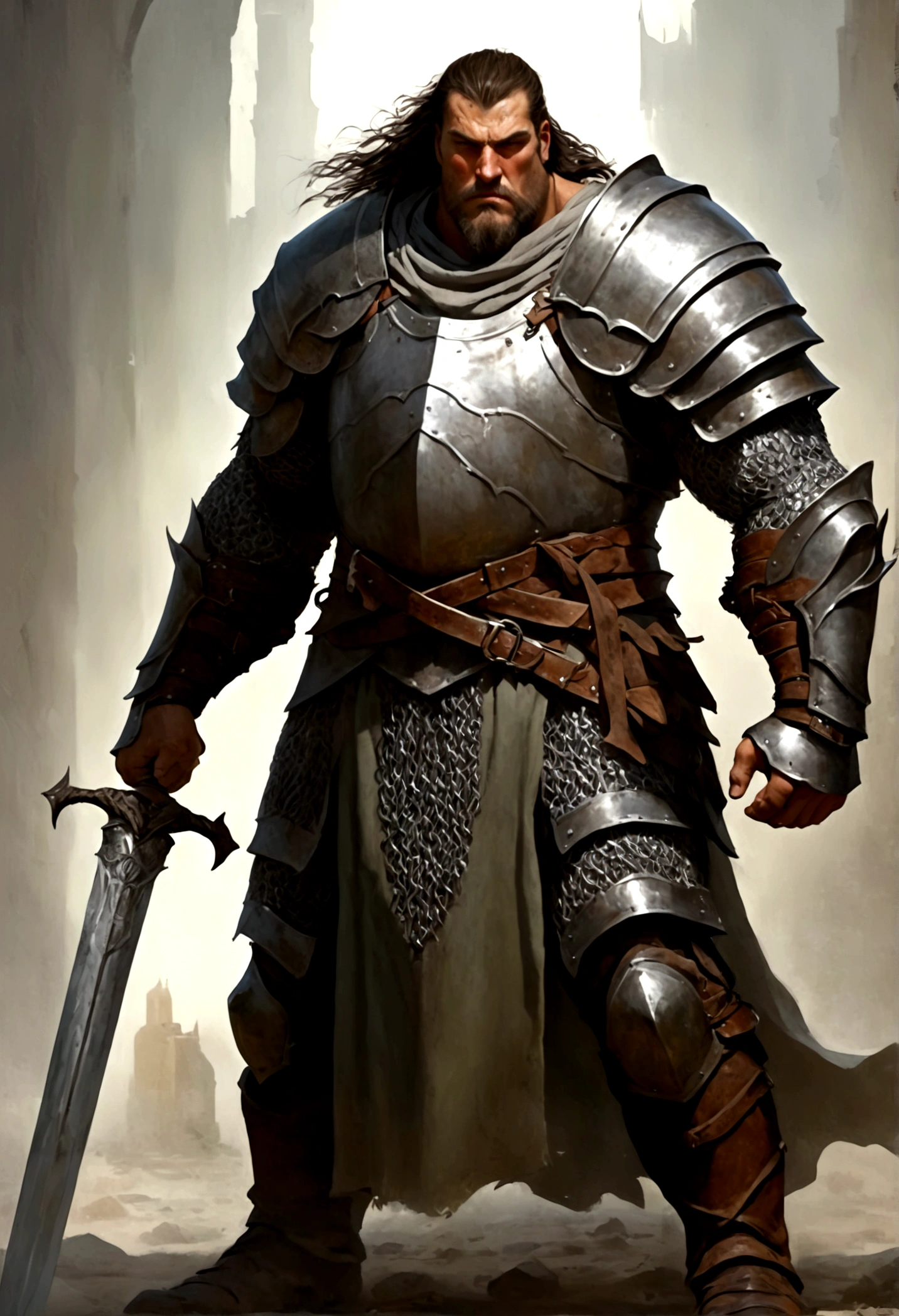 A young Jaime Lannister sitting on the Iron Throne while holding his sword. Below the throne is the  of king Aerys Targaryen
