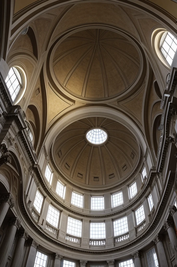 A building surrounded by a dome