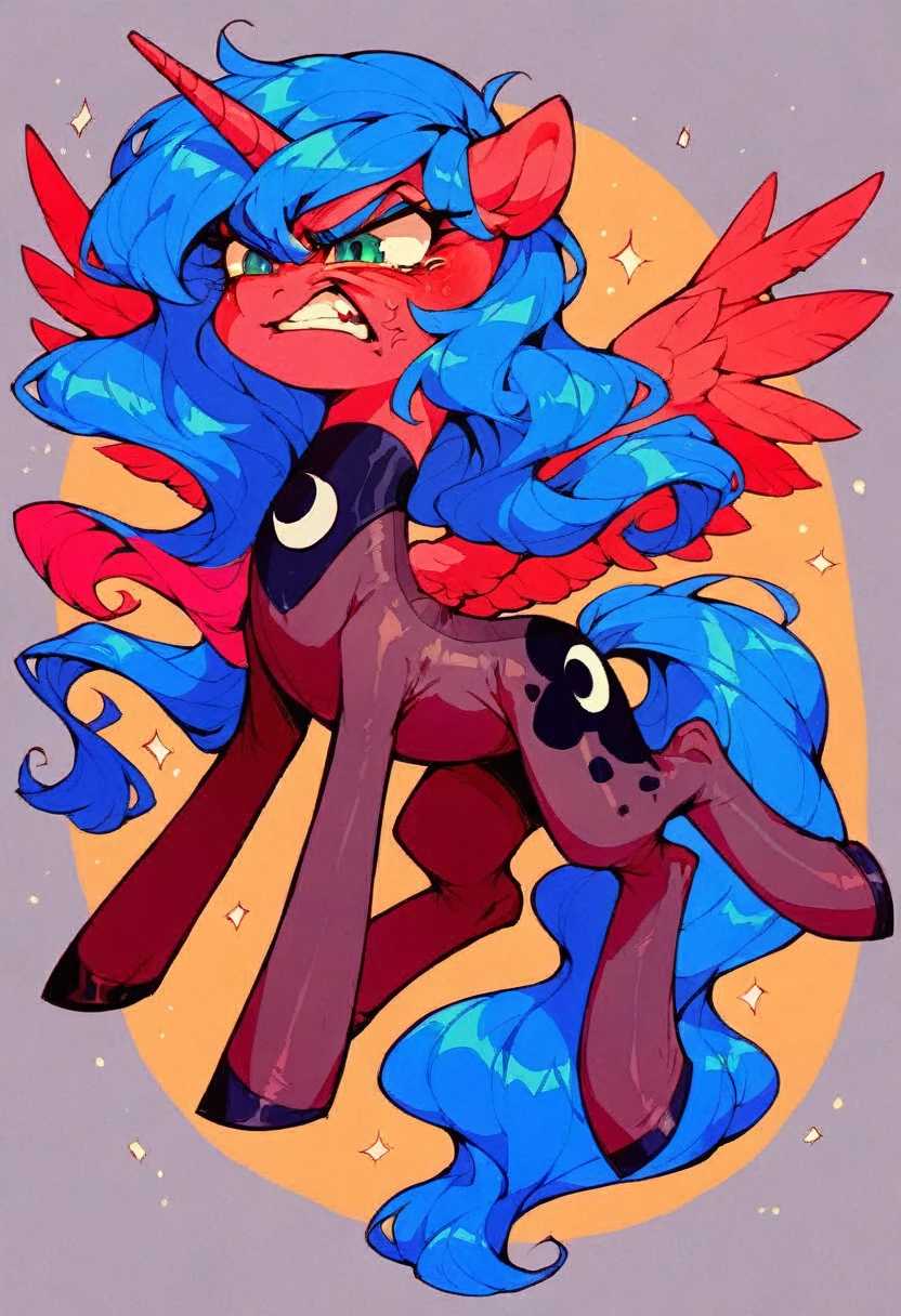 Pony luna bodystocking submissive angry
