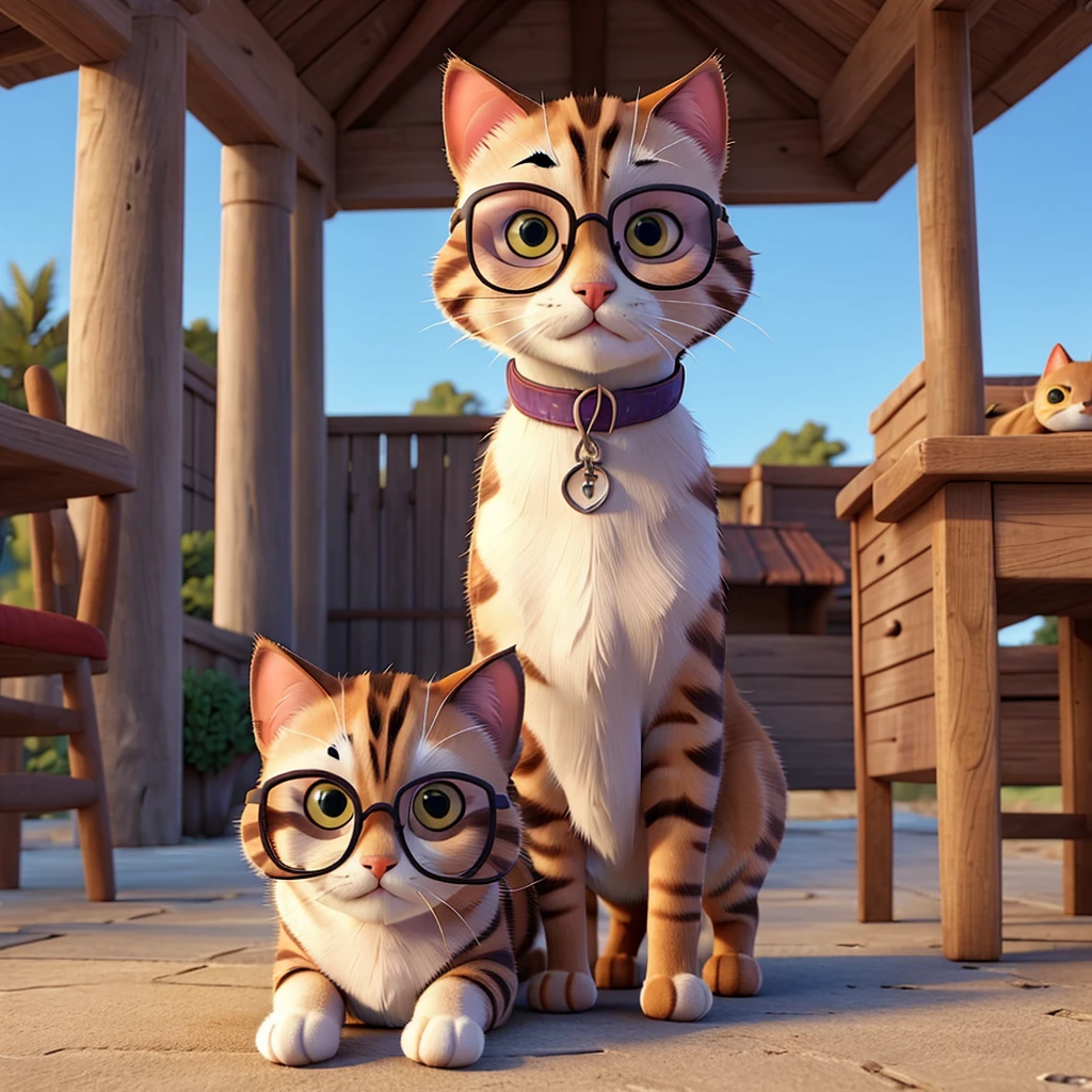Cat in sunglasses 