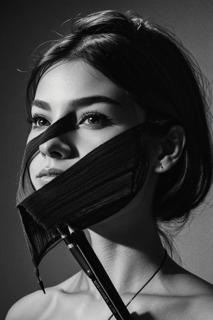 Make me a pencil image that represents the darkness of France