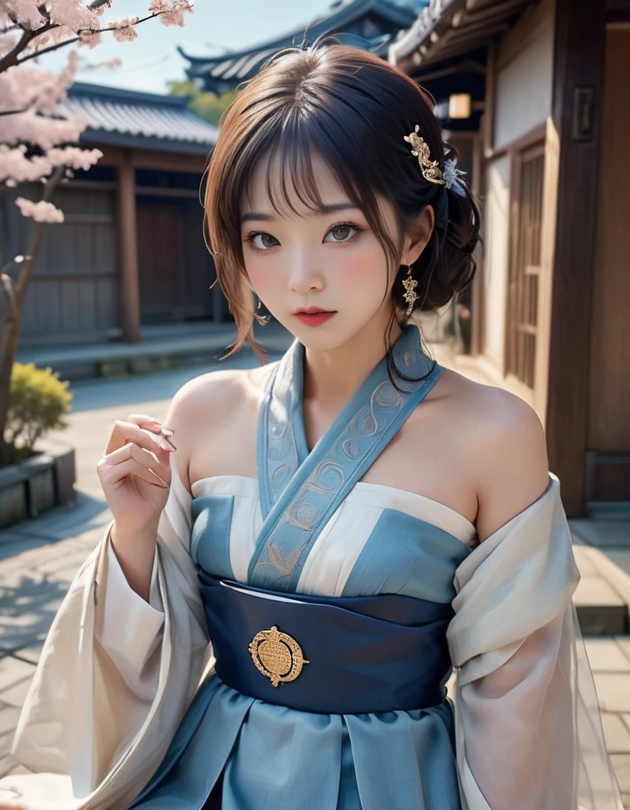 Emo art:1.6),(8K, RAW Photos, Highest quality, masterpiece:1.3),(Realistic:1.25), High resolution, 超High resolution, dynamic,(colorful:1.35) , Light blooming effect,(Blurred Background), break 1 girl, alone,(Perfect Face:1.2),美しく優雅なwomanを表現する,(非常に美しいwomanが立っている),(Wide Shot:1.2),Big Breasts ,Nipples ,Intricate details, Adorable, Vibrant, Playful, (Perfect hands, Fine hand, Perfect Eyes, Fine grain),(great joy:1.3),(Improve:1.2), (Realistic Skin and Hair Texture, Beautiful in every detail & Gloss & significantly),Enchantingな, Decorated, Charm,Enchanting, Enchantingな, stylish, dizzying,(Healthy Body:1.2), break ((Fancy costumes:1.6),(Traditional kimono with colorful and shiny luxury Japan:1.4),(Luxury Japanese kimono:1.4,Pale-colored Japanese kimono ,Detailed embroidery:1.4)),(桜をあしらったEarringsやネックレス、As a hair accessory:1.3),break (Wind:1.4),Browsing Caution,(Scattering cherry blossoms:1.6),(Cherry blossom trees),(Cherry blossom petals fluttering, SakuraFubuki),(Highly detailed scene background), Blur the background,Mix 4,(She opens her dress with both hands and secretly shows me her breasts.)),(((Her breasts are visible through her clothes)),((((topless))))),1 girl,Japanese,23 years old,woman,Brown long straight hair,Detail face,Detail lips,Details,More Skin,double eyelid,Wet body,perfect body,Glossのある肌,Highest quality,日本のwoman一人,diamond,Earrings