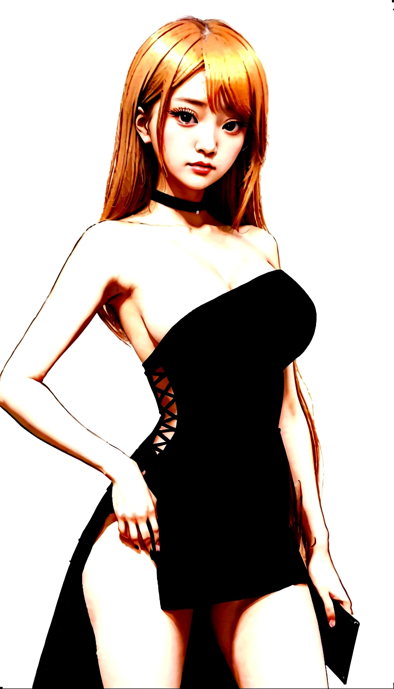 a woman in a black dress with a black purse, anime girl wearing a black dress, ( ( marin kitagawa # ) ), marin kitagawa *, seductive anime girl, marin kitagawa, she is wearing a black dress, beautiful alluring anime woman, glamorous marin kitagawa, anime woman, beautiful anime woman, in dress