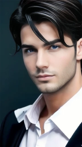 make a beautiful image of the jew men Stylish hair with focus on the face