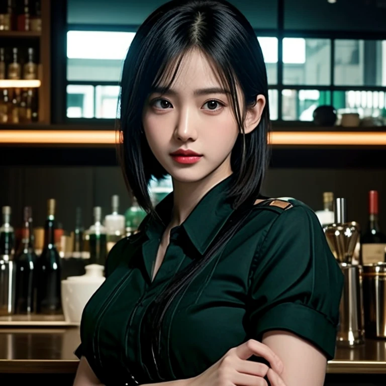 8k images, Shot with a high quality Fuji 45 camera., Pixels, best quality, Masterpiece:1.2), (realistic, photo-realistic:
1 woman,cute, ผู้หญิงlong hairชาวเอเชียตะวันออกเฉียงใต้ที่มีใบหน้ากลม, Open the aperture wide., professional lighting, Sony A7R4, 50 mm sitting lens. 2 long hairชาวเอเชียตะวันออกเฉียงใต้ที่มีใบหน้ากลม, Large bust measures 36 inches., Warm light, long hair,black eyes,abdominal muscles, The body is beautiful and strong., thick hips, rounded chest, (digital painting, HDR, high contrast), 3d, 8K, 45,000,000 pixcls,,