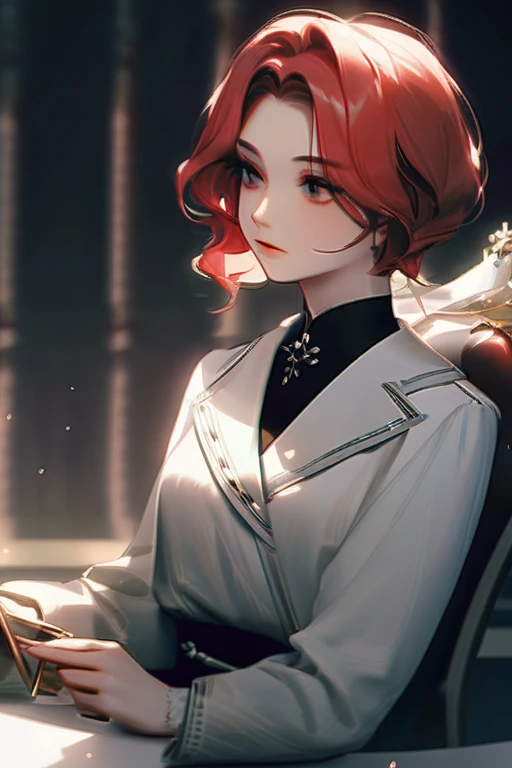((Лучшее качество)), ((шедевр)), (подробный), The red-haired girl