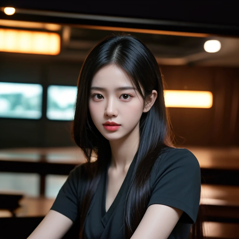 8k images, Shot with a high quality Fuji 45 camera., Pixels, best quality, Masterpiece:1.2), (realistic, photo-realistic:
1 woman,cute, ผู้หญิงlong hairชาวเอเชียตะวันออกเฉียงใต้ที่มีใบหน้ากลม, Open the aperture wide., professional lighting, Sony A7R4, 50 mm sitting lens. 2 long hairชาวเอเชียตะวันออกเฉียงใต้ที่มีใบหน้ากลม, Large bust measures 36 inches., Warm light, long hair,black eyes,abdominal muscles, The body is beautiful and strong., thick hips, rounded chest, (digital painting, HDR, high contrast), 3d, 8K, 45,000,000 pixcls,,