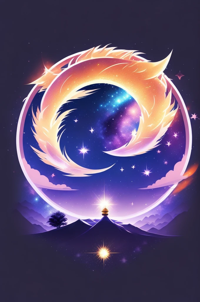 dragon ball, Starry sky, White background, t shirt design, rzminjornada, vectorial art