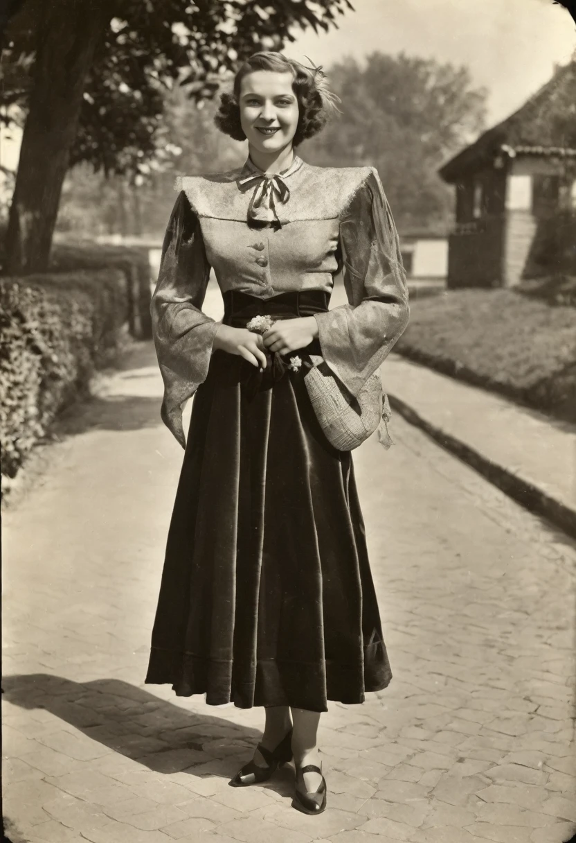 Young Woman in costume from 1937
